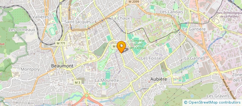 localisation de l'entreprise MONSIEUR ANDRE BROS  AUBIERE