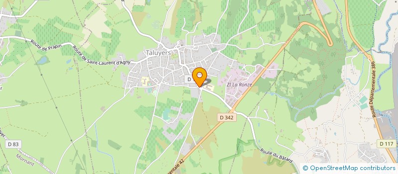 localisation de l'entreprise MONSIEUR ANDRE BROUILLET  RIVERIE