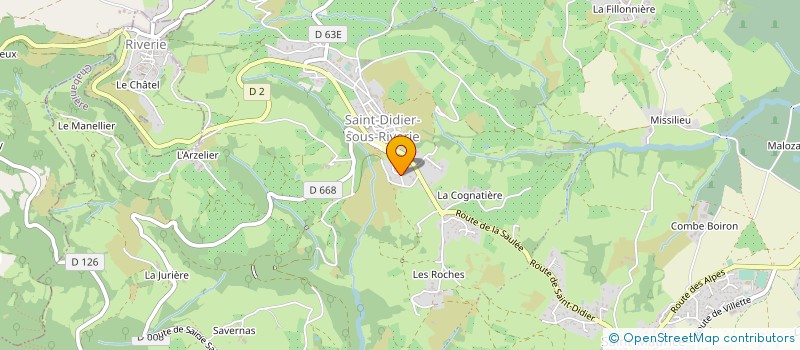 localisation de l'entreprise MONSIEUR ANDRE BROUILLET  CHABANIERE