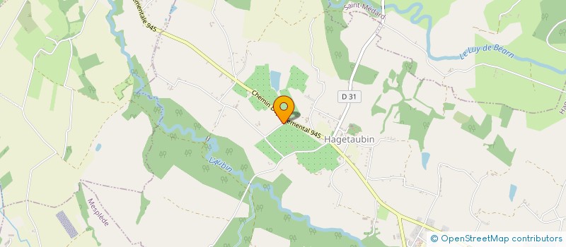 localisation de l'entreprise MONSIEUR ANDRE BROUSSE  ARTHEZ DE BEARN