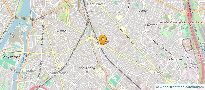 localisation de l'entreprise MONSIEUR ANDRE BRU MARC à TOULOUSE