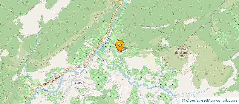 localisation de l'entreprise MONSIEUR ANDRE BRUN  SAHUNE