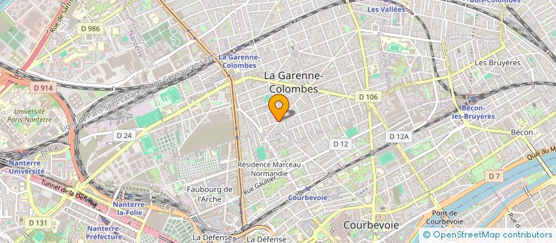 localisation de l'entreprise MONSIEUR ANDRE BRUN à LA GARENNE-COLOMBES