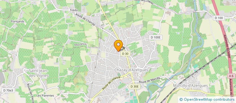 localisation de l'entreprise MONSIEUR ANDRE BRUNDU  CHAZAY-D'AZERGUES