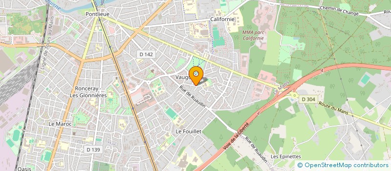 localisation de l'entreprise MONSIEUR ANDRE BRUNEAU à LE MANS