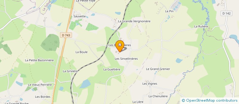 localisation de l'entreprise MONSIEUR ANDRE BRUNET  SAINT-PARDOUX-SOUTIERS