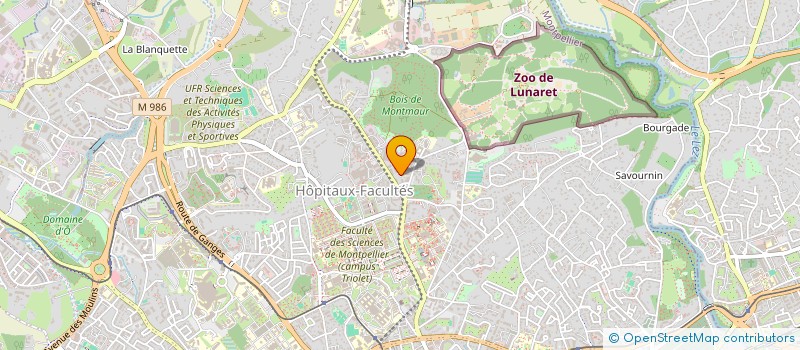 localisation de l'entreprise MONSIEUR ANDRE BUENO à MONTPELLIER