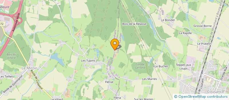 localisation de l'entreprise MONSIEUR ANDRE BUIREY  DOMMARTIN-LES-CUISEAUX