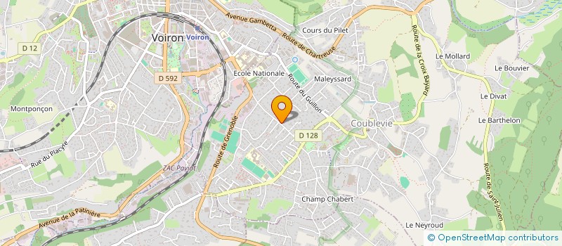 localisation de l'entreprise MONSIEUR ANDRE BUISSIERE - PACCARD  COUBLEVIE