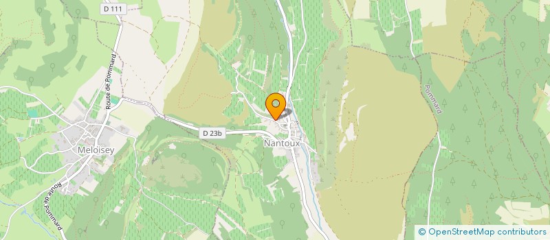 localisation de l'entreprise MONSIEUR ANDRE BUISSON  MEURSAULT