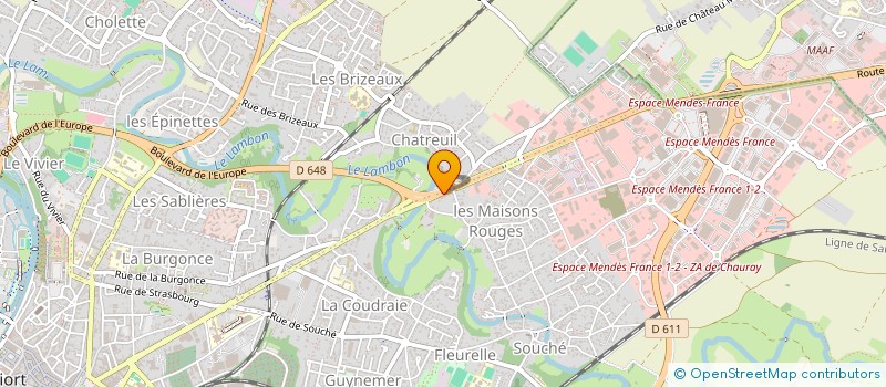 localisation de l'entreprise MONSIEUR ANDRE BUISSONNET à NIORT