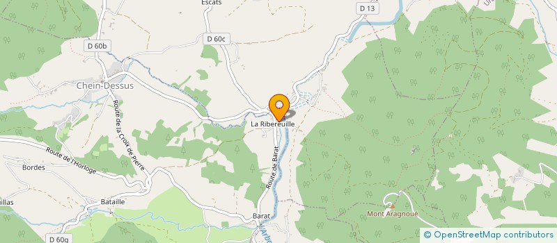 localisation de l'entreprise MONSIEUR ANDRE BURLI  CHEIN-DESSUS