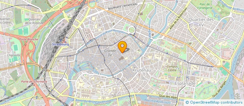 localisation de l'entreprise MONSIEUR ANDRE BURR à STRASBOURG