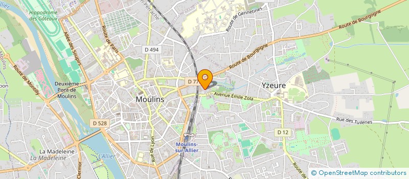 localisation de l'entreprise MONSIEUR ANDRE BURTIN  GENNETINES