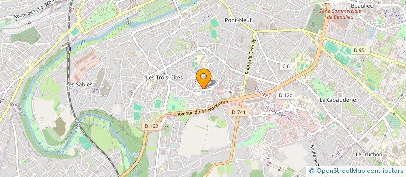 localisation de l'entreprise MONSIEUR ANDRE BUSCAIL à POITIERS