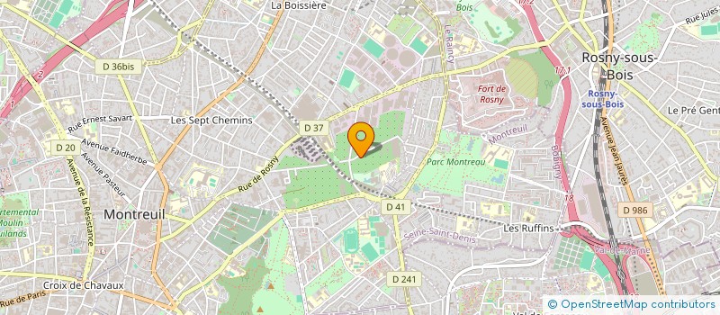 localisation de l'entreprise MONSIEUR ANDRE BUSSONET à MONTREUIL