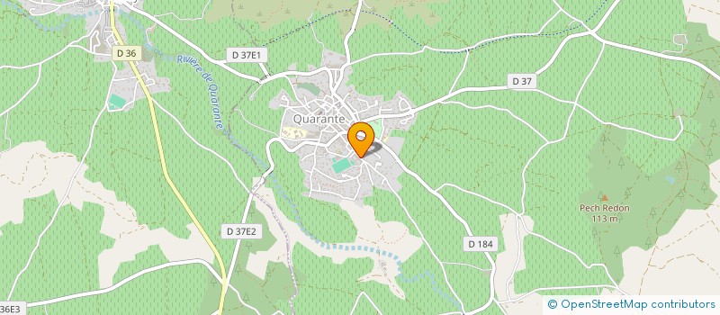 localisation de l'entreprise MONSIEUR ANDRE CABROL  QUARANTE