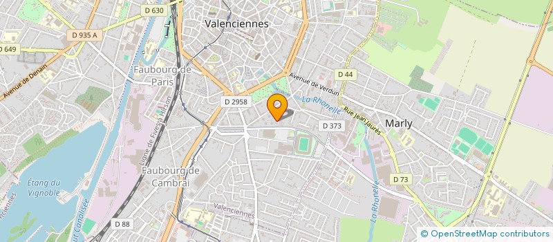 localisation de l'entreprise MONSIEUR ANDRE CADART à VALENCIENNES
