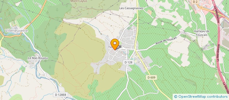 localisation de l'entreprise MONSIEUR ANDRE CADENAT  CLERMONT L HERAULT