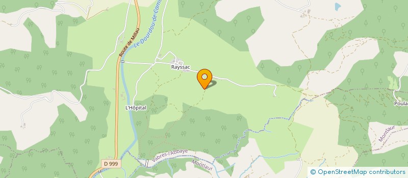 localisation de l'entreprise MONSIEUR ANDRE CADENET  ST-AFFRIQUE