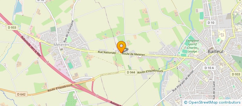 localisation de l'entreprise MONSIEUR ANDRE CAGNARD à BAILLEUL