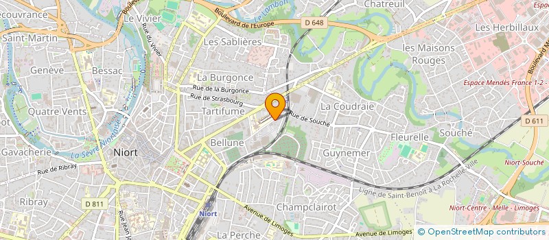localisation de l'entreprise MONSIEUR ANDRE CAILLAREC à NIORT