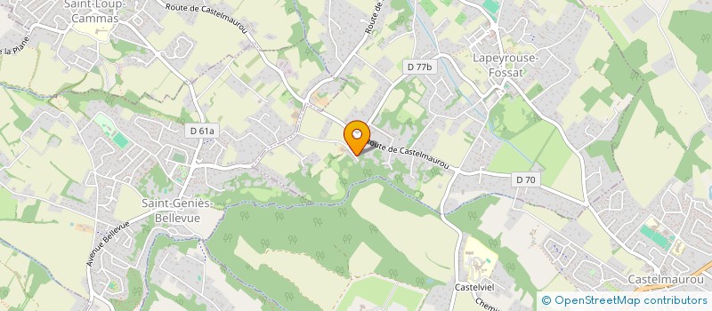 localisation de l'entreprise MONSIEUR ANDRE CALLE  CASTELMAUROU