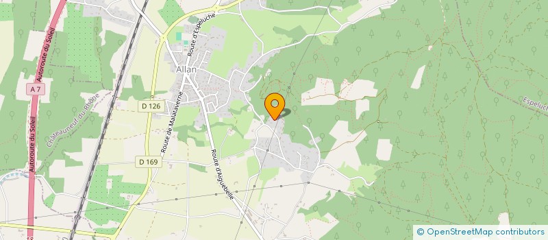 localisation de l'entreprise MONSIEUR ANDRE CALVETTI  ALLAN