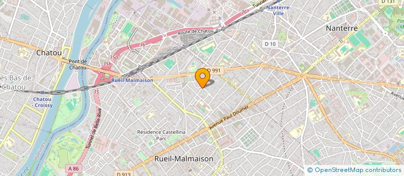 localisation de l'entreprise MONSIEUR ANDRE CALVEZ à RUEIL-MALMAISON