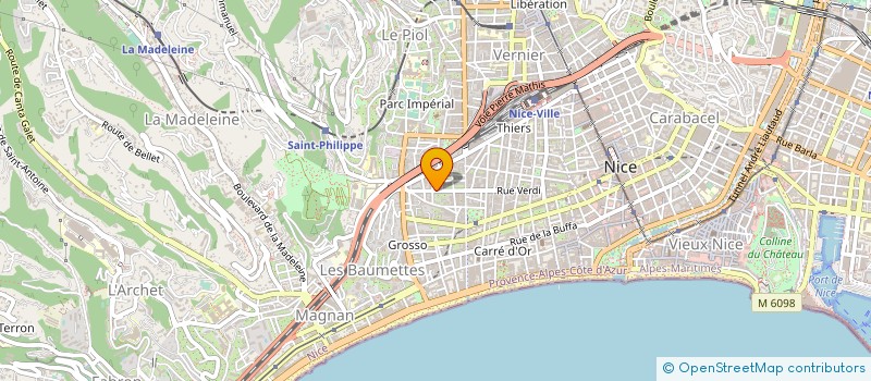 localisation de l'entreprise MONSIEUR ANDRE CALZA à NICE
