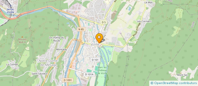 localisation de l'entreprise MONSIEUR ANDRE CAMAJ à VIZILLE