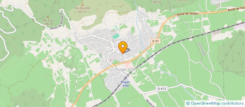 localisation de l'entreprise MONSIEUR ANDRE CAMOUS  PUGET-VILLE