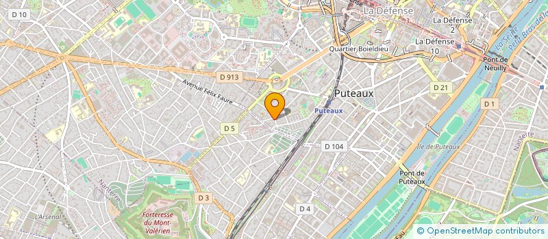 localisation de l'entreprise MONSIEUR ANDRE CAMPANAC  PUTEAUX