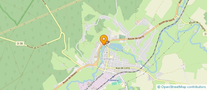 localisation de l'entreprise MONSIEUR ANDRE CANAMERO  PREMERY