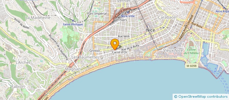 localisation de l'entreprise MONSIEUR ANDRE CANE à NICE