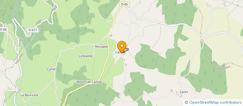 localisation de l'entreprise MONSIEUR ANDRE CANET à MARCOLES