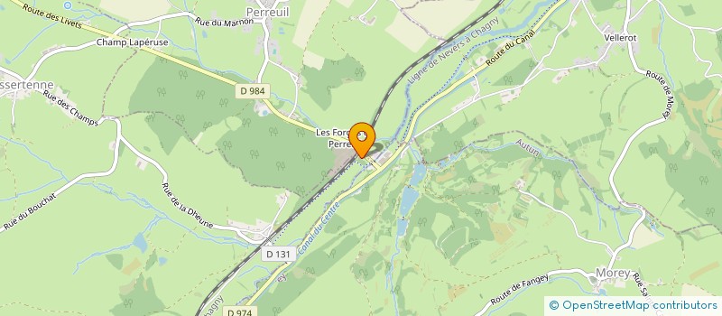 localisation de l'entreprise MONSIEUR ANDRE CANNET  PERREUIL