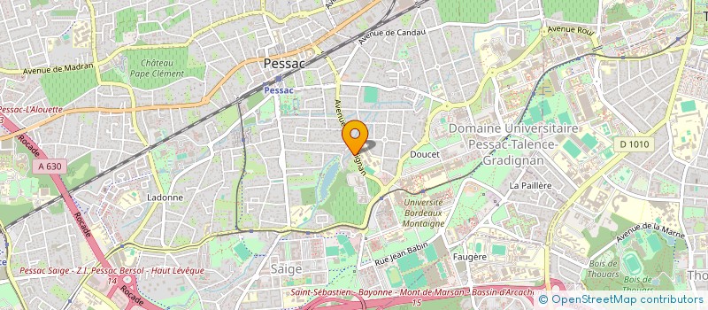 localisation de l'entreprise MONSIEUR ANDRE CANTAN  PESSAC