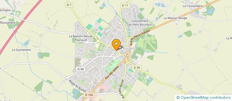 localisation de l'entreprise MONSIEUR ANDRE CANTIN à ESSARTS-EN-BOCAGE