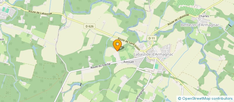 localisation de l'entreprise MONSIEUR ANDRE CANTIRAN  LUBBON