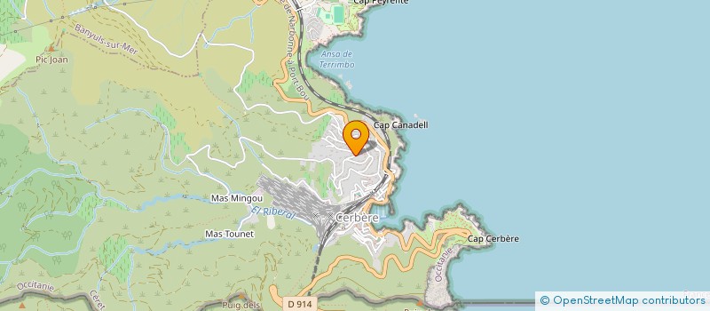 localisation de l'entreprise MONSIEUR ANDRE CAPELL  CERBERE