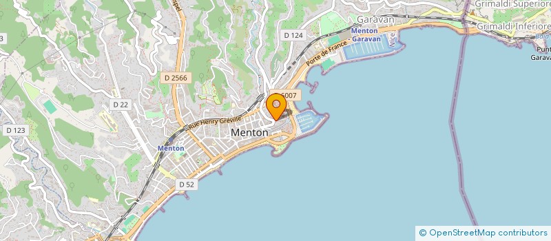 localisation de l'entreprise MONSIEUR ANDRE CAPPELLARI à MENTON