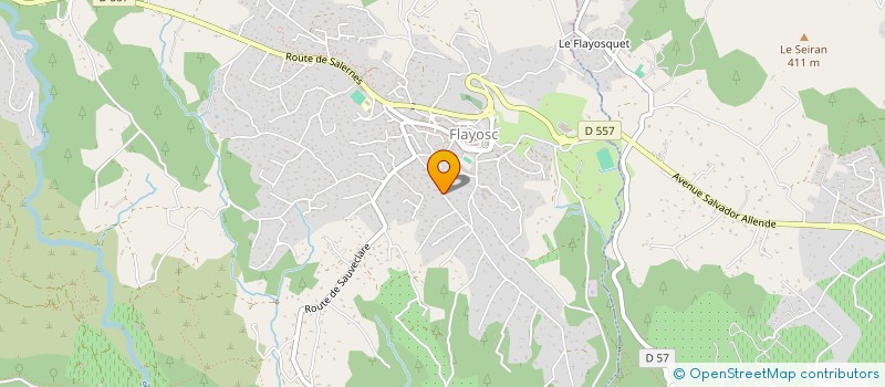 localisation de l'entreprise MONSIEUR ANDRE CARIOU  FLAYOSC