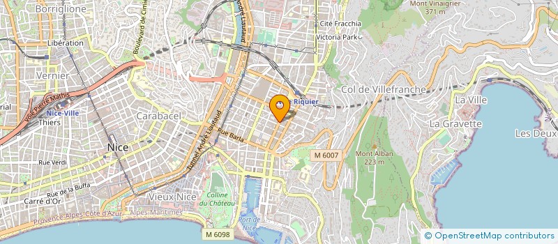 localisation de l'entreprise MONSIEUR ANDRE CARLON à NICE