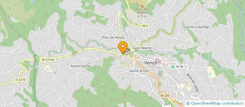 localisation de l'entreprise MONSIEUR ANDRE CARNIEL à VENCE