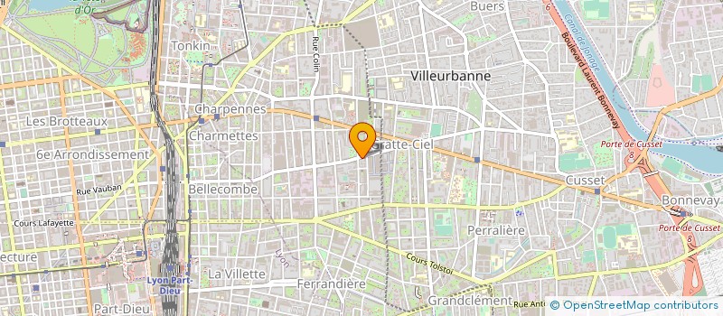 localisation de l'entreprise MONSIEUR ANDRE CARRARO à VILLEURBANNE