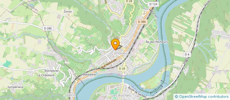 localisation de l'entreprise MONSIEUR ANDRE CARRASCO  CONDRIEU