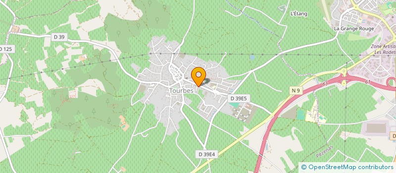 localisation de l'entreprise MONSIEUR ANDRE CARRATIE  TOURBES