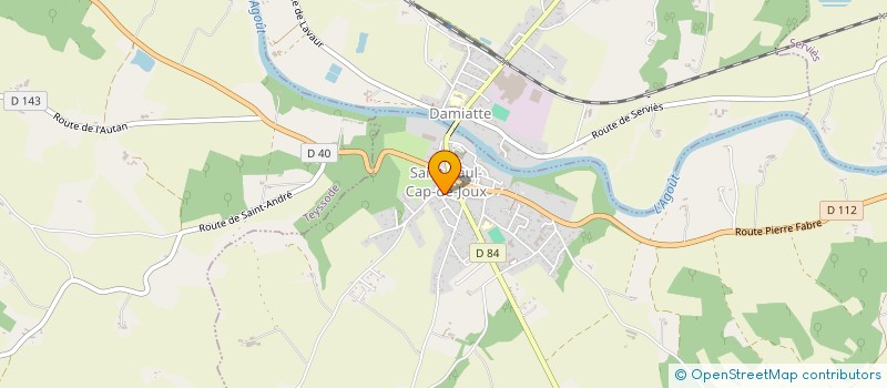 localisation de l'entreprise MONSIEUR ANDRE CARRIE  VITERBE