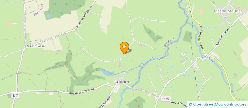 localisation de l'entreprise MONSIEUR ANDRE CARRIERE  SAINT-SAIRE